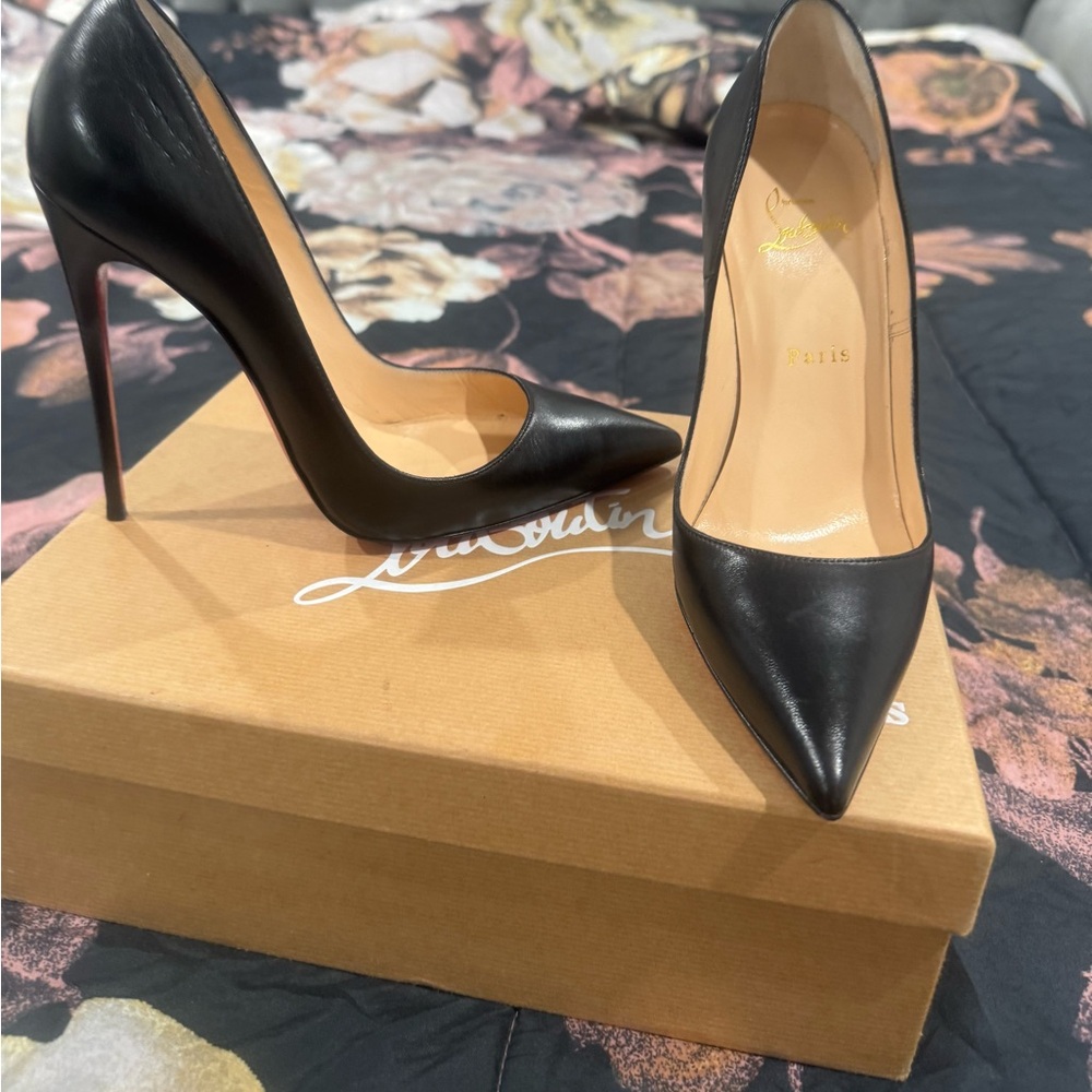 Christian Louboutin Black Pointed Heels